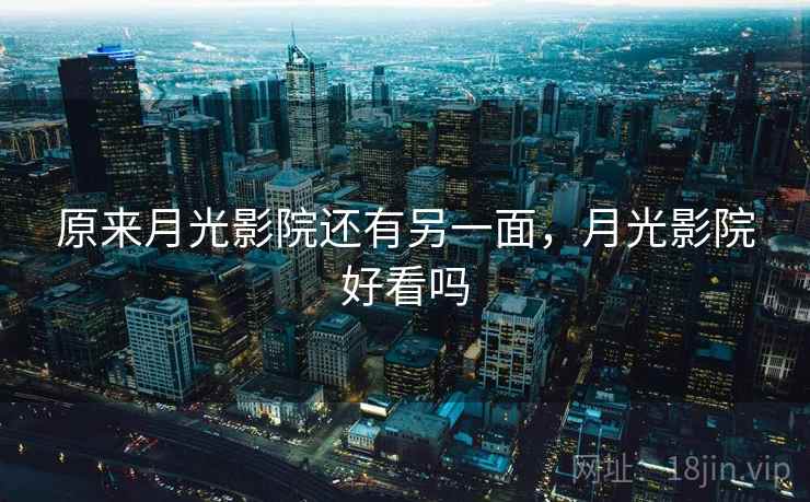 原来月光影院还有另一面，月光影院好看吗