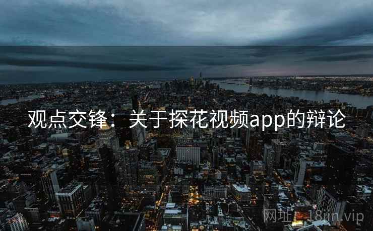 观点交锋：关于探花视频app的辩论